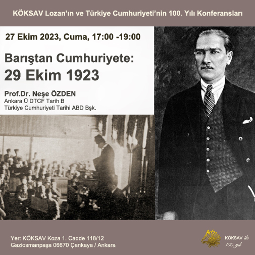 K�KSAV 100. Y�l Konferanslar�